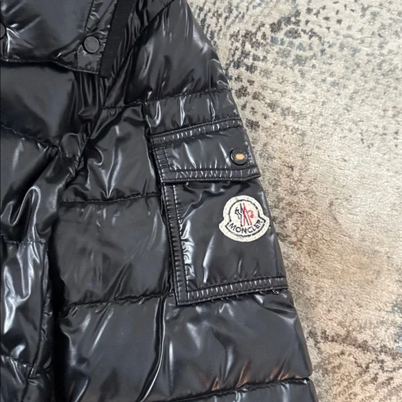 Moncler Womens Black Puffer Coat - Picture 3 of 6